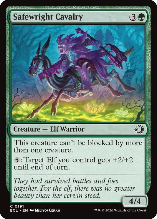 Safewright Cavalry 191/273 (Lorwyn Eclipsed)  - Foil
