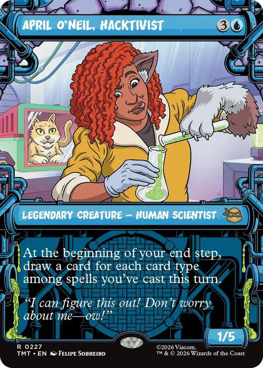 April O'Neil, Hacktivist 227/190 (Teenage Mutant Ninja Turtles)  - Showcase 