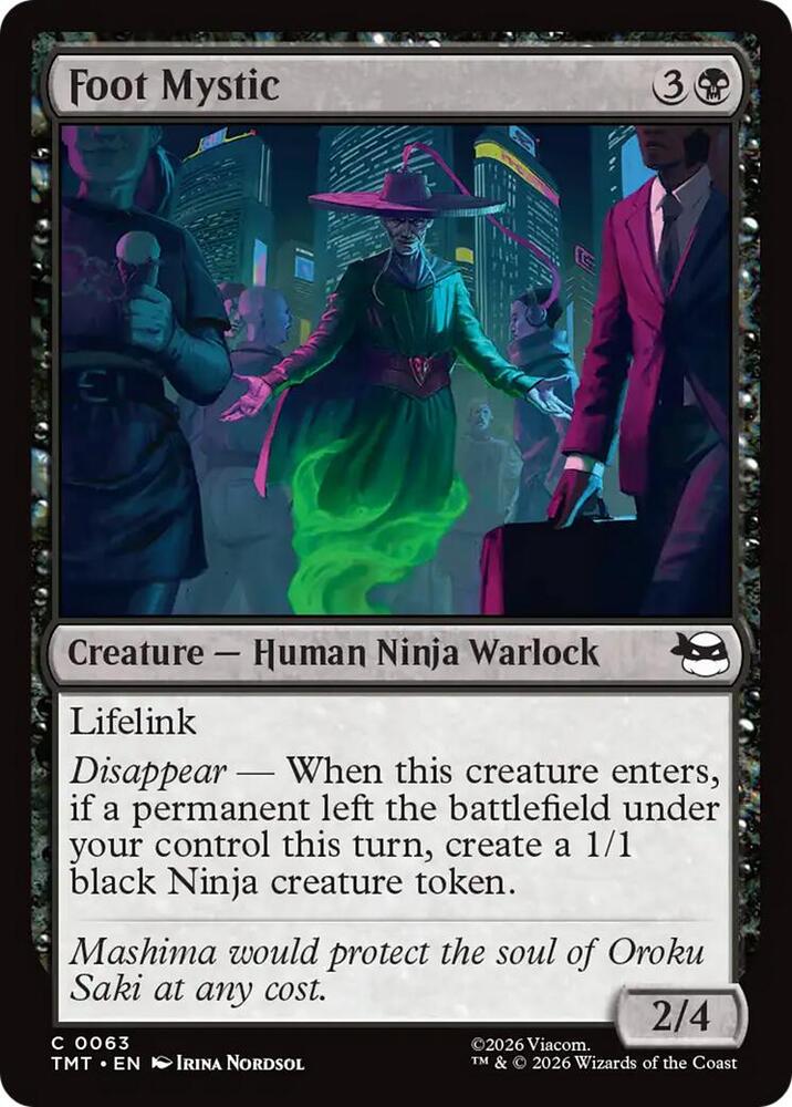 Foot Mystic 63/190 (Teenage Mutant Ninja Turtles)  - Foil
