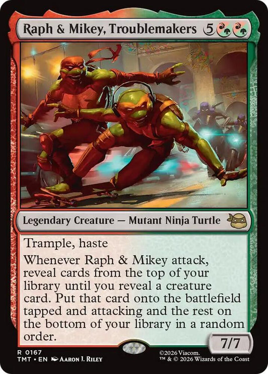 Raph and Mikey, Troublemakers 167 (Teenage Mutant Ninja Turtles)  - Foil