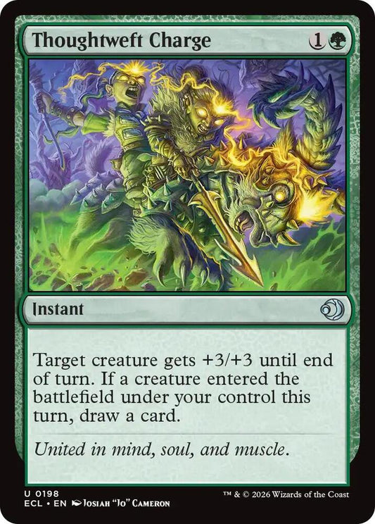 Thoughtweft Charge 198 (Lorwyn Eclipsed)  - Foil