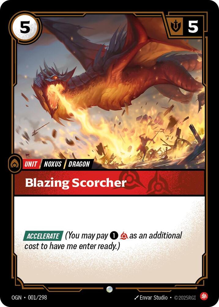 Blazing Scorcher 1/298 (Origins) 