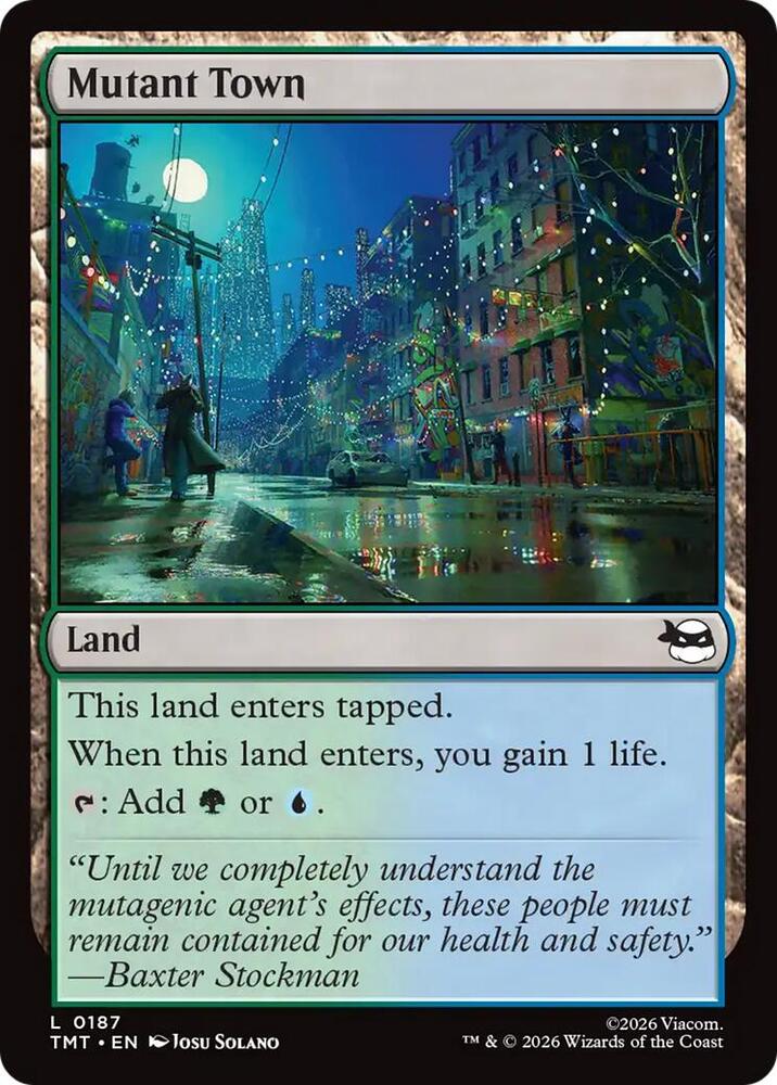 Mutant Town 187/190 (Teenage Mutant Ninja Turtles)  - Foil