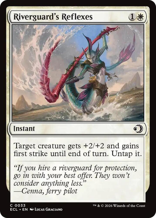 Riverguards Reflexes 33/273 (Lorwyn Eclipsed)  - Foil