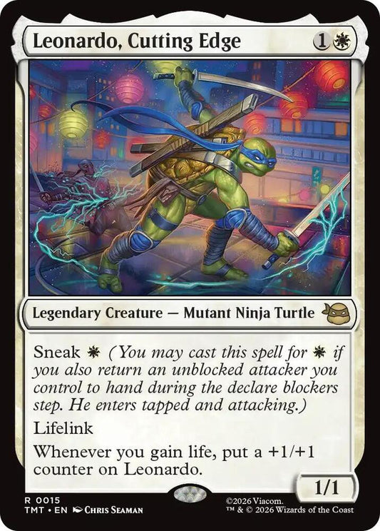 Leonardo Cutting Edge 15 (Teenage Mutant Ninja Turtles)  - Foil
