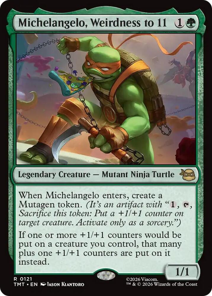 Michelangelo, Weirdness to 11 121 (Teenage Mutant Ninja Turtles)  - Foil