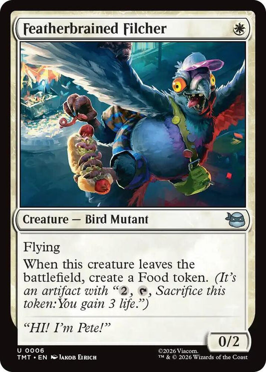 Featherbrained Filcher 6/190 (Teenage Mutant Ninja Turtles)  - Foil