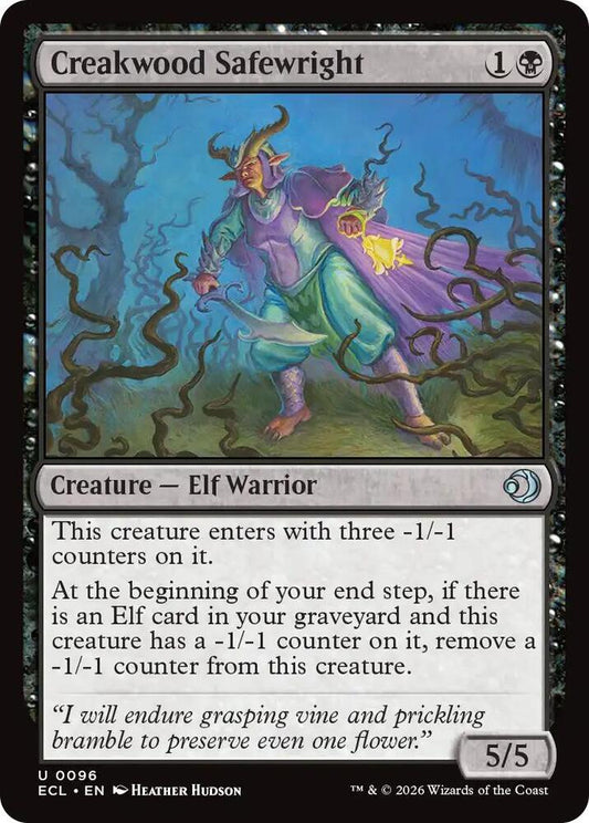Creakwood Safewright 96/273 (Lorwyn Eclipsed)  - Foil