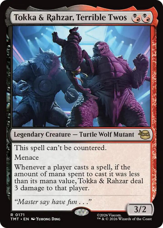 Tokka and Rahzar, Terrible Twos 171/190 (Teenage Mutant Ninja Turtles)  - Foil