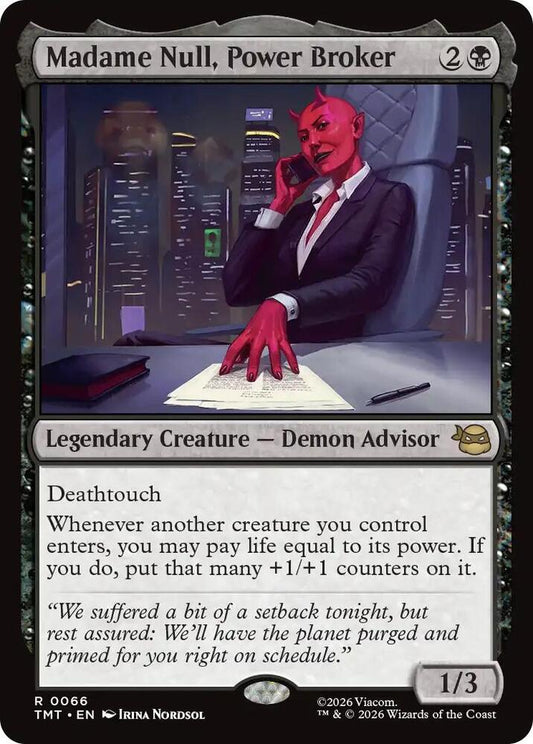 Madame Null, Power Broker 66 (Teenage Mutant Ninja Turtles) 
