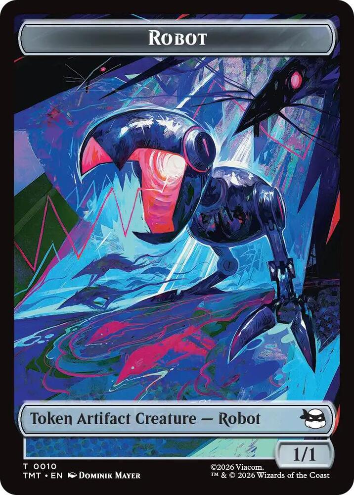 Robot Mutagen Double Sided Token 10 // 9 (Teenage Mutant Ninja Turtles) 