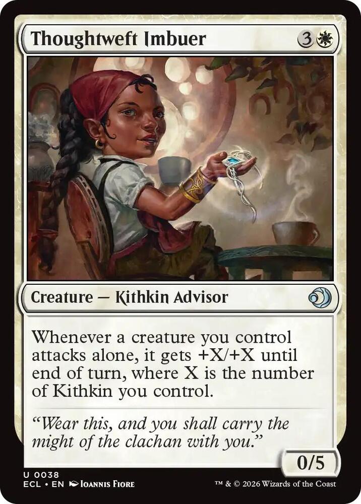 Thoughtweft Imbuer 38 (Lorwyn Eclipsed)  - Foil