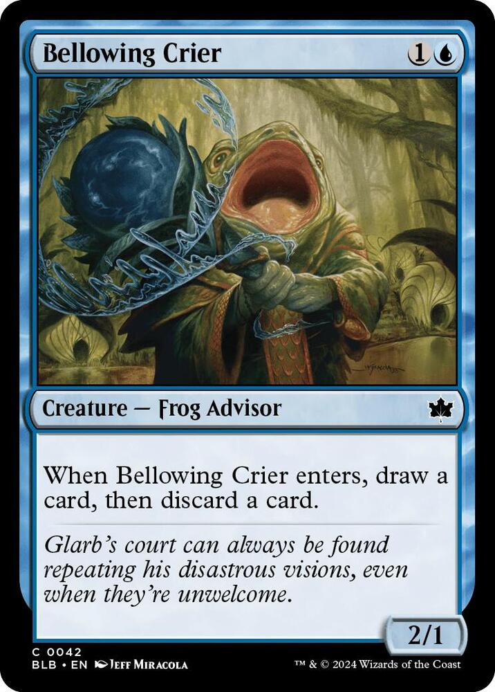 Bellowing Crier 42 (Bloomburrow) 