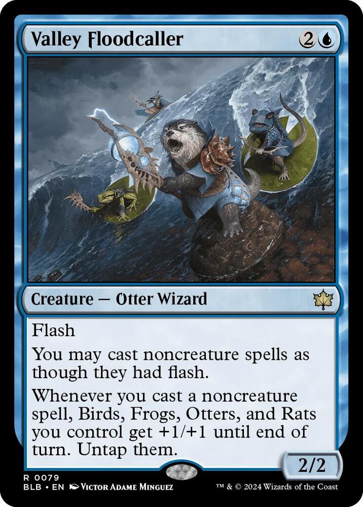 Valley Floodcaller 79 (Bloomburrow)  - Foil