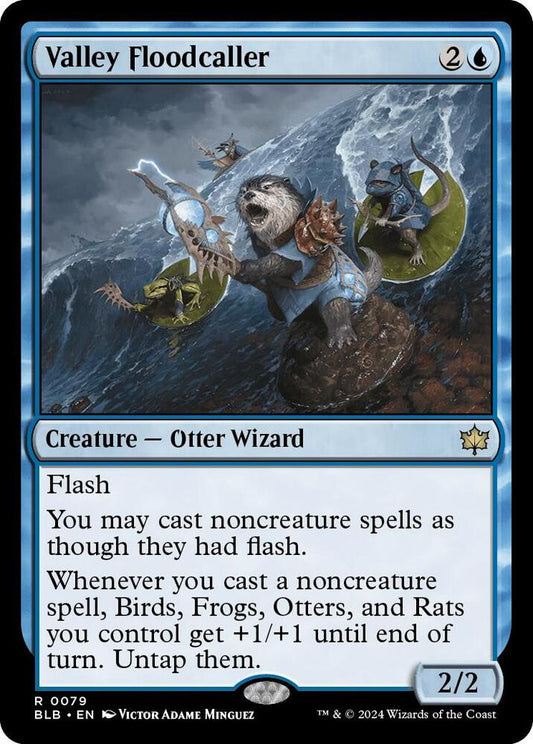 Valley Floodcaller 79 (Bloomburrow)  - Foil