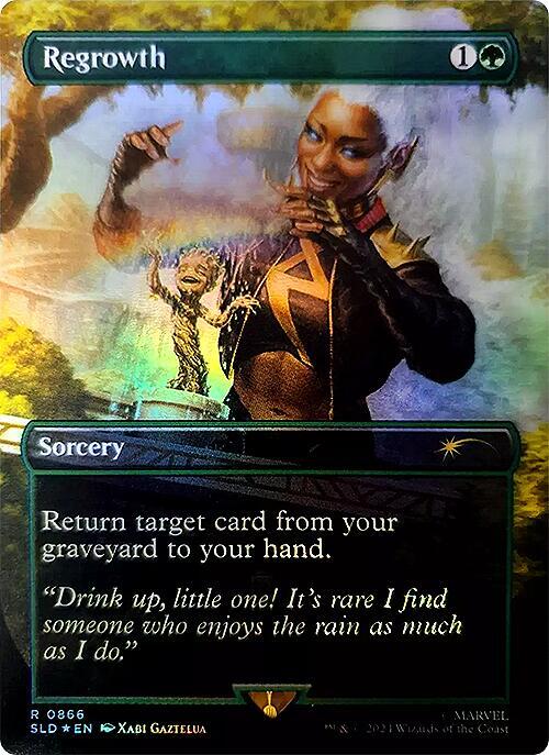 Regrowth 866 (Secret Lair Drop Series)  - Borderless Foil