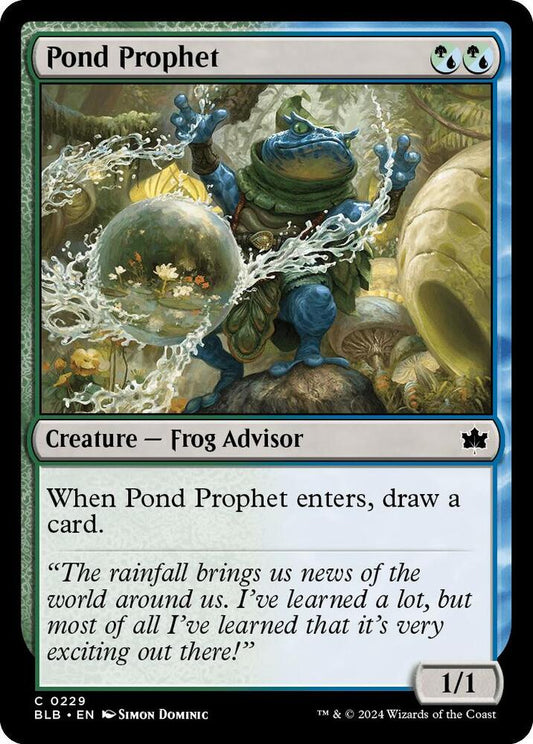 Pond Prophet 229 (Bloomburrow)  - Foil