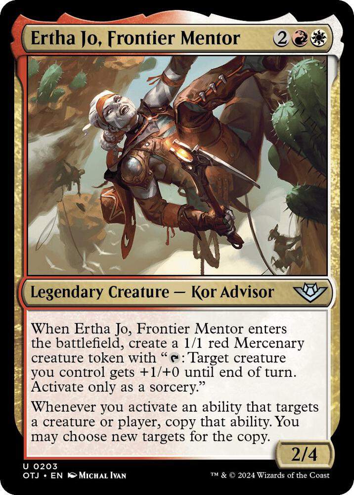 Ertha Jo, Frontier Mentor 203/286 (Outlaws of Thunder Junction) 