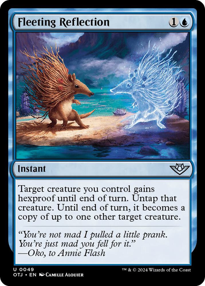 Fleeting Reflection 49/286 (Outlaws of Thunder Junction) 