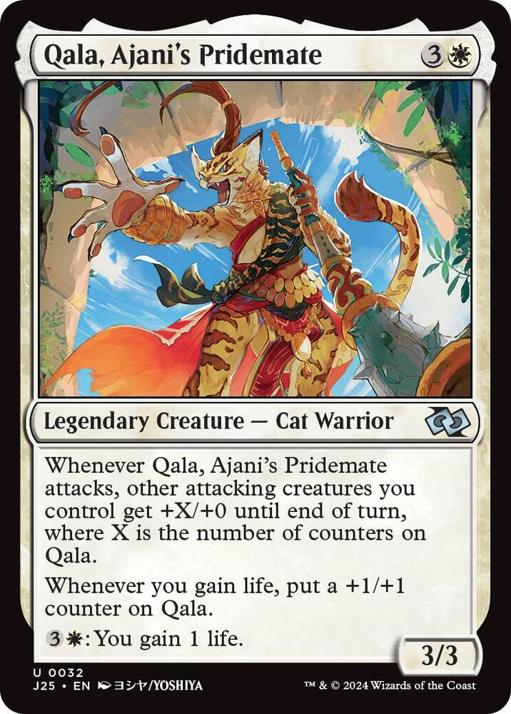 Qala, Ajani's Pridemate 32 (Foundations Jumpstart) 