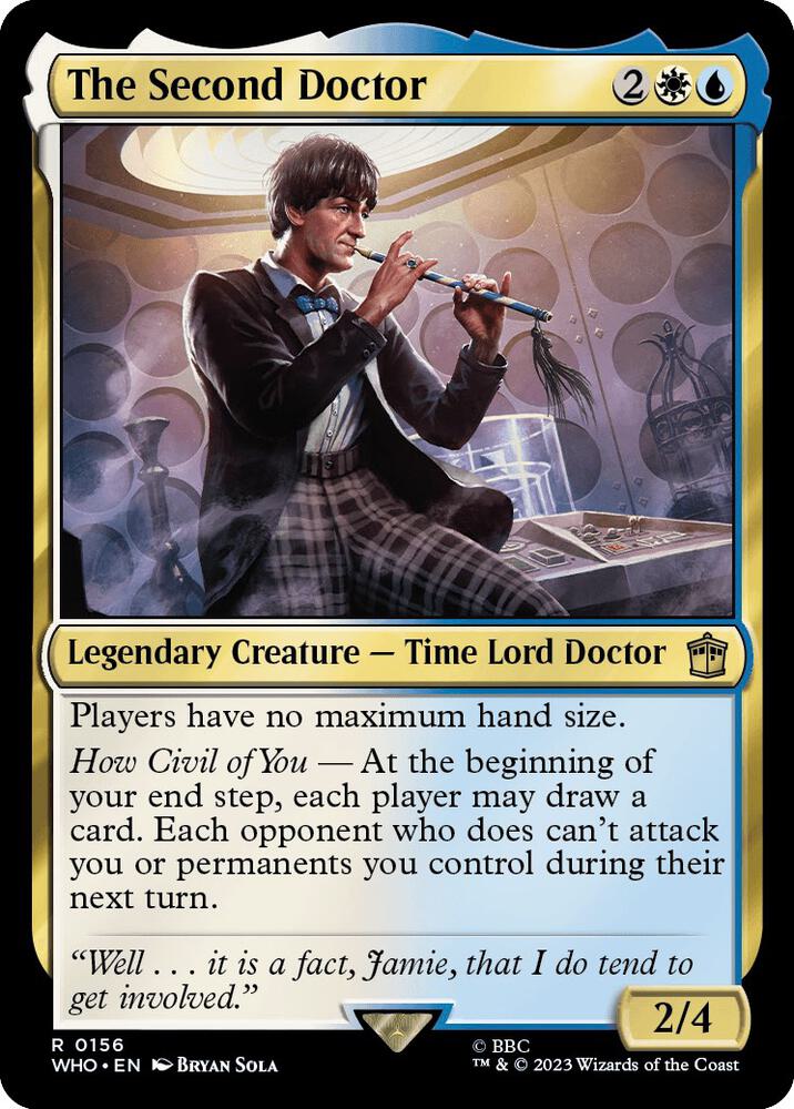 The Second Doctor 156 (Universes Beyond: Doctor Who)  - Foil