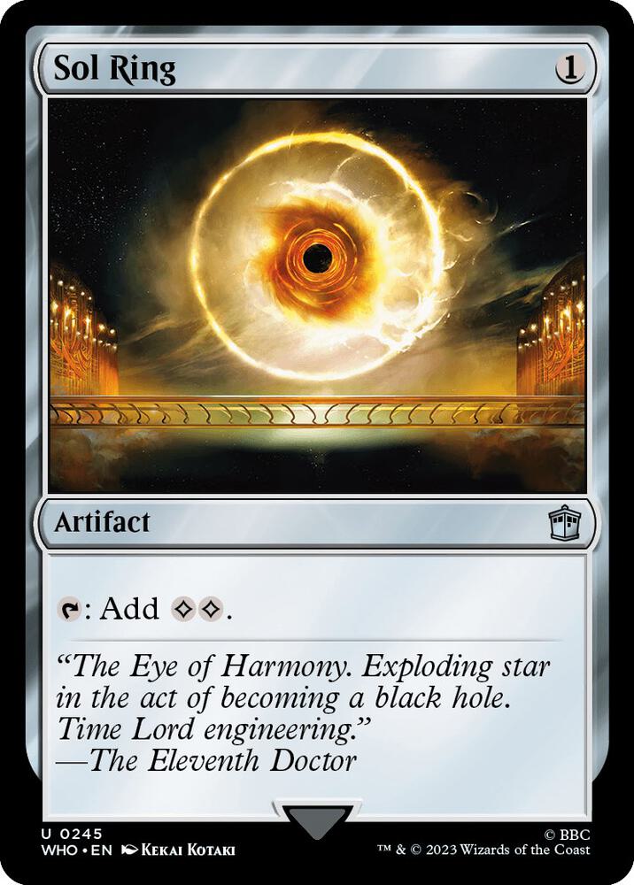 Sol Ring 245 (Universes Beyond: Doctor Who)  - Foil