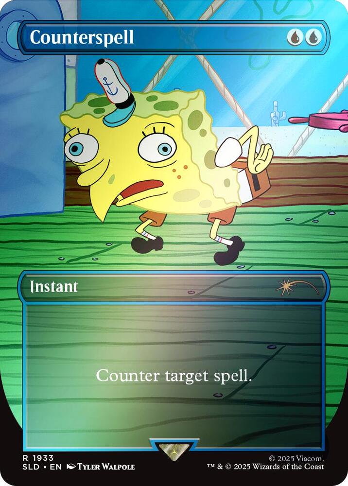 Counterspell 1933 (Secret Lair Drop Series)  - Borderless Rainbow Foil