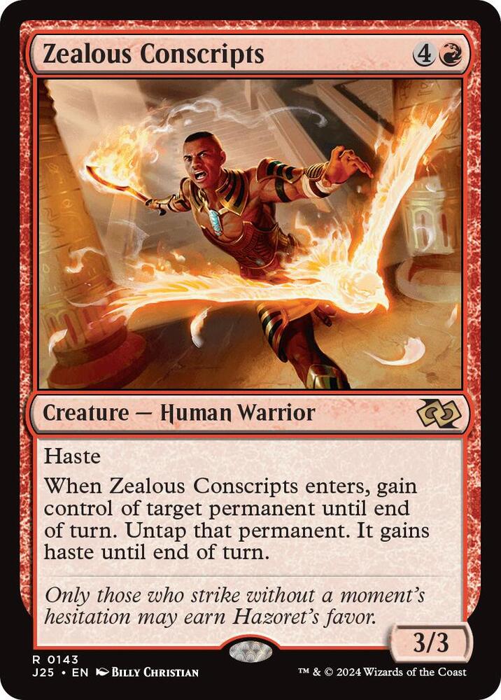 Zealous Conscripts 143/779 (Foundations Jumpstart) 