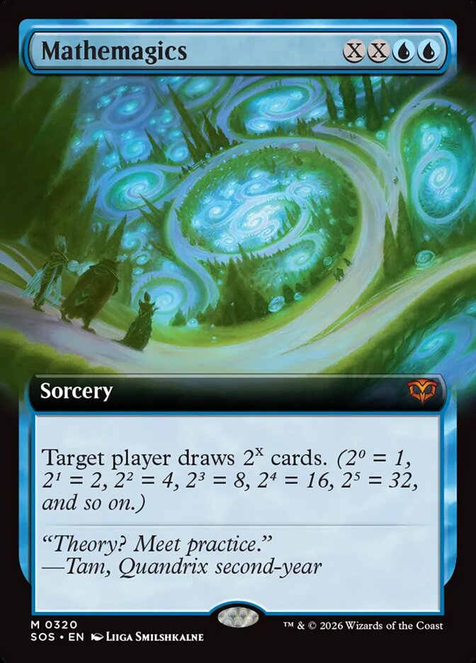 Mathemagics 320/4 (Secrets of Strixhaven)  - Foil