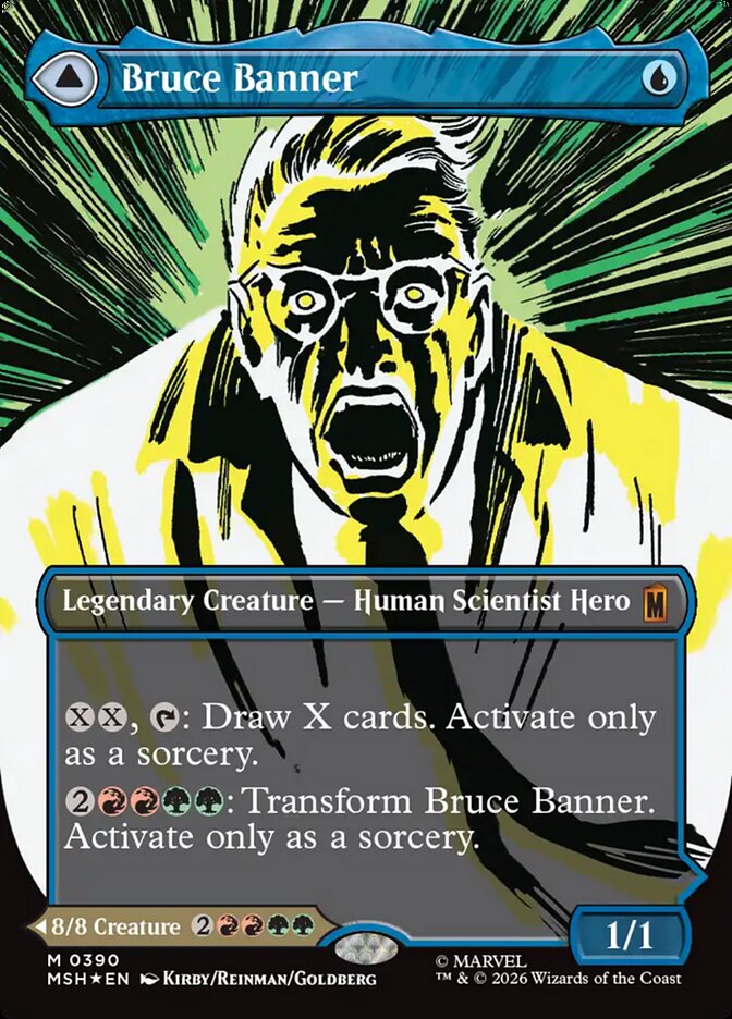 Bruce Banner // The Incredible Hulk 390 (Marvel Super Heroes)  - Borderless Foil