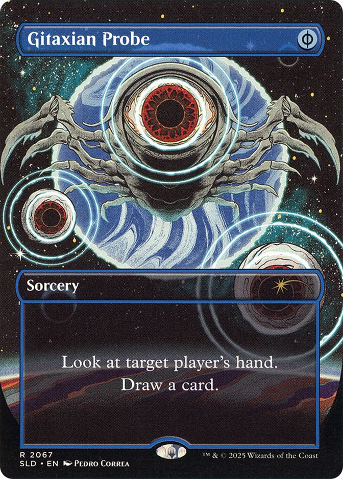 Gitaxian Probe 2067 (Secret Lair Drop Series)  - Borderless Foil