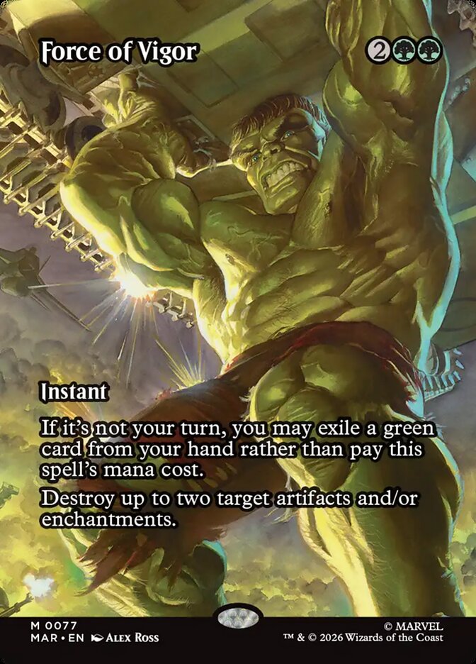 Force of Vigor 77 (Marvel Universe Eternal-Legal)  - Borderless Foil
