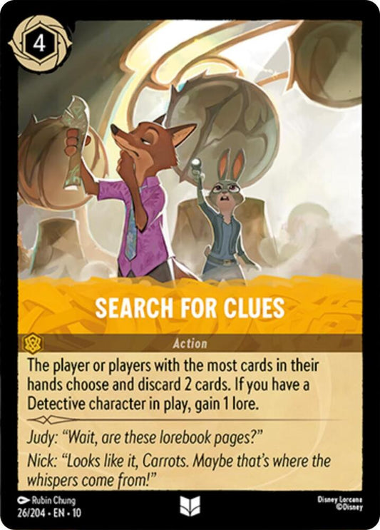 Search For Clues (Whispers in the Well)  - Cold Foil