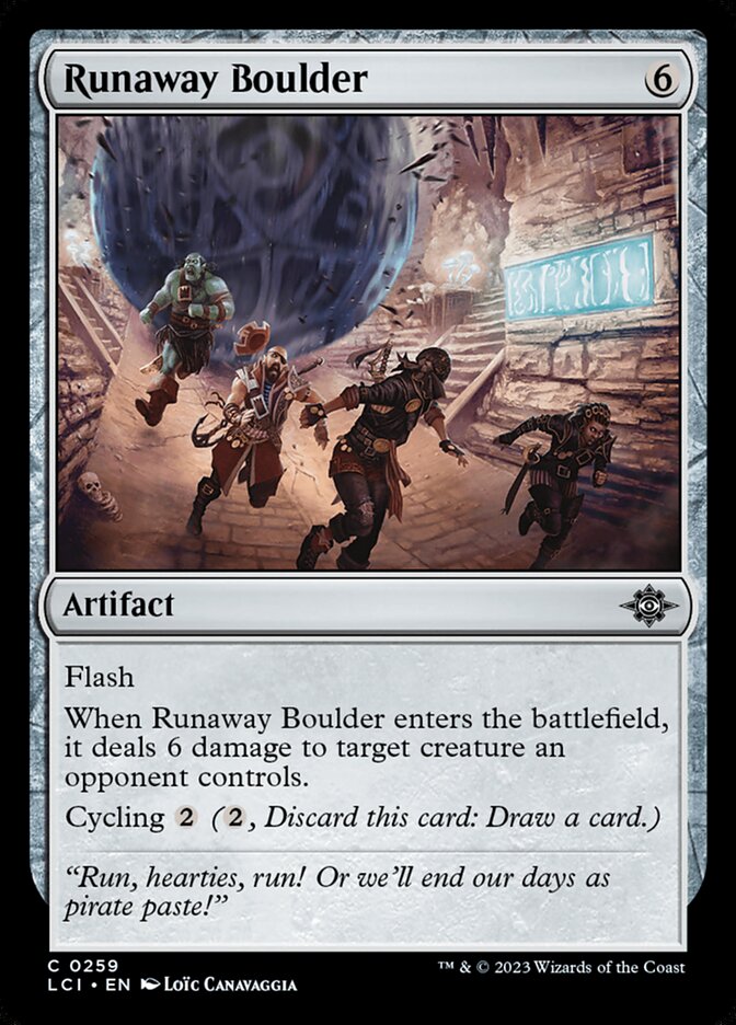 Runaway Boulder 259/291 (The Lost Caverns of Ixalan)  - Foil