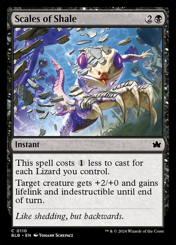Scales of Shale 110 (Bloomburrow)  - Foil