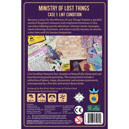 Ministry of Lost Things: Lint Condition