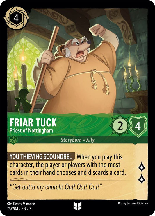 Friar Tuck Priest of Nottingham (Into the Inklands)  - Cold Foil