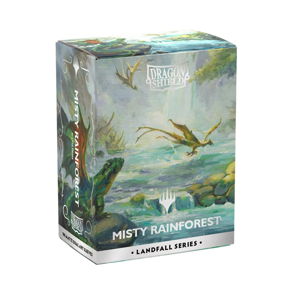 Dragon Shield: Sleeves - Matte Dual Art - MTG Landfall Series: Misty Rainforest