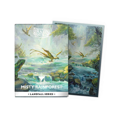 Dragon Shield: Sleeves - Matte Dual Art - MTG Landfall Series: Misty Rainforest