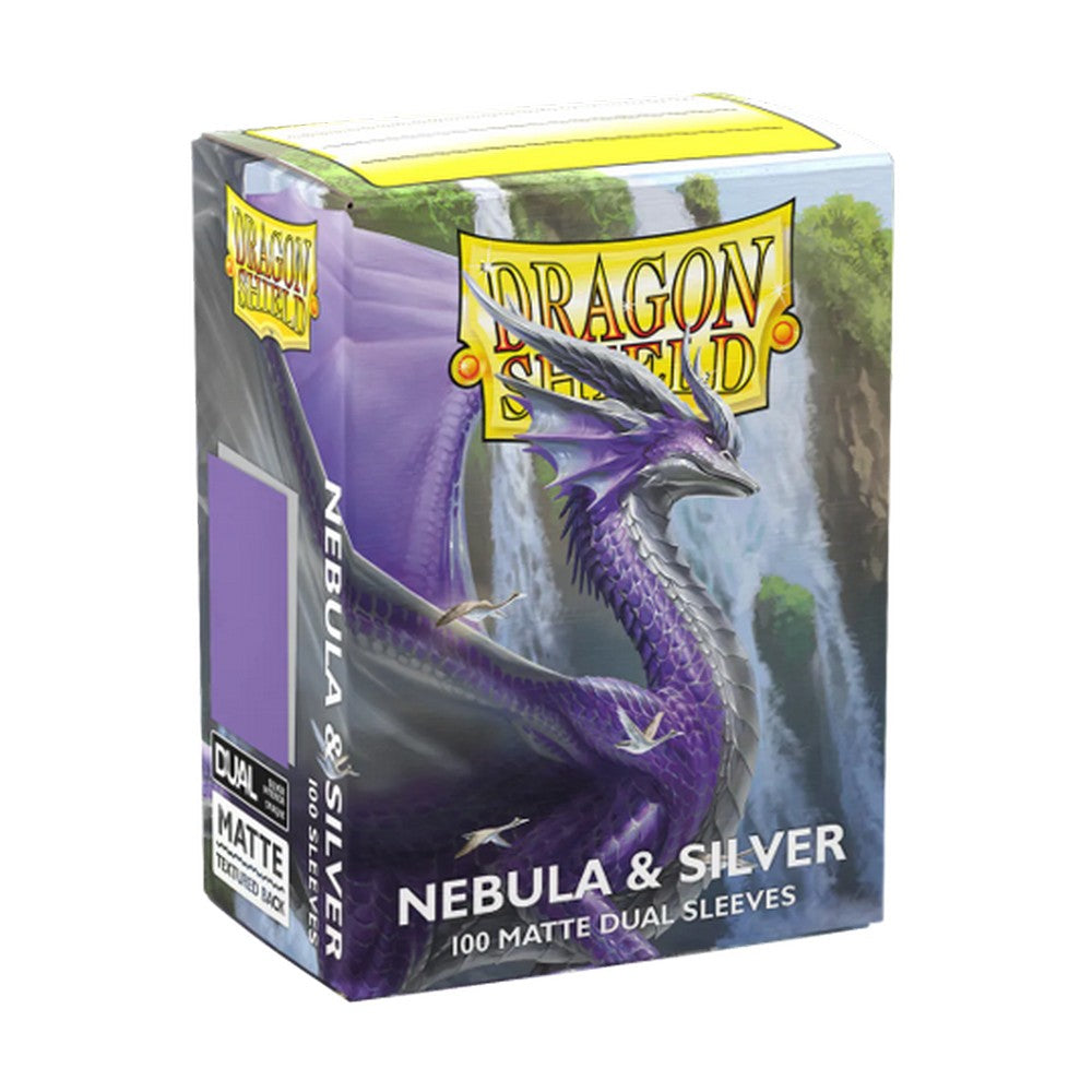 Dragon Shield: Sleeves - Matte Dual - Nebula & Silver