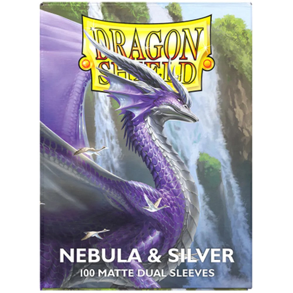 Dragon Shield: Sleeves - Matte Dual - Nebula & Silver