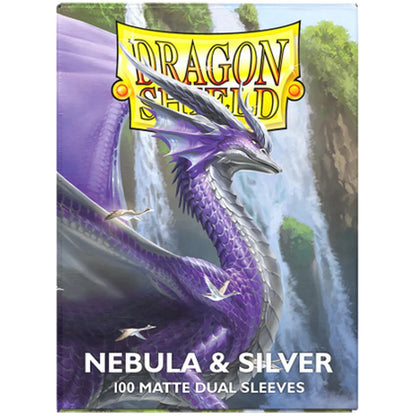 Dragon Shield: Sleeves - Matte Dual - Nebula & Silver