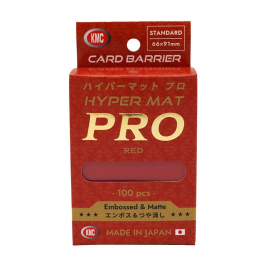 KMC: Sleeves - Hyper MAT PRO: Red