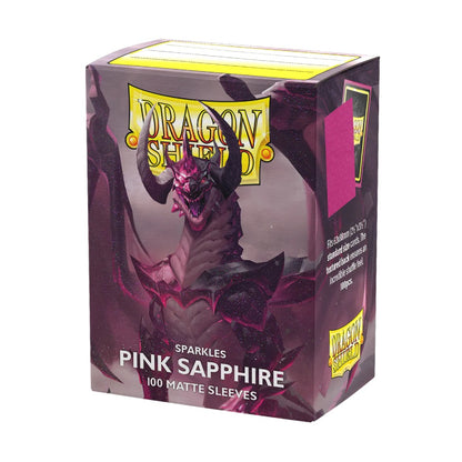 Dragon Shield: Sleeves - Matte - Sparkles: Pink Sapphire