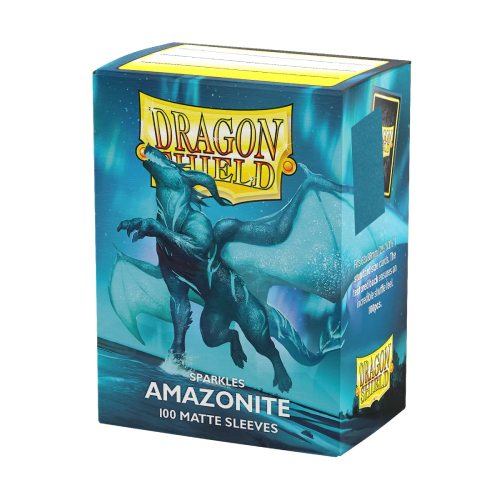 Dragon Shield: Sleeves - Matte - Sparkles: Amazonite