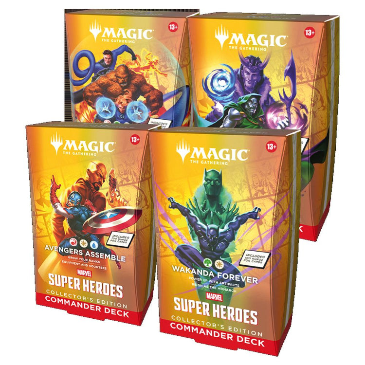 Magic the Gathering: Marvel Super Heroes - Commander Deck Set Collector Edition