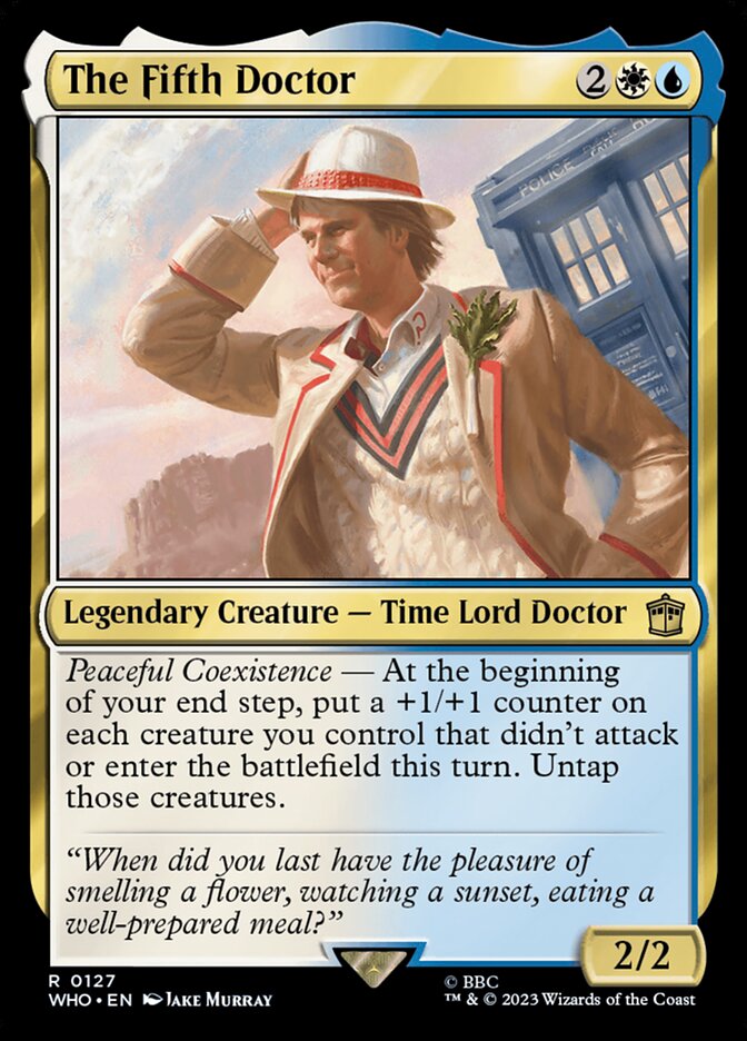 The Fifth Doctor 127 (Universes Beyond: Doctor Who)  - Foil
