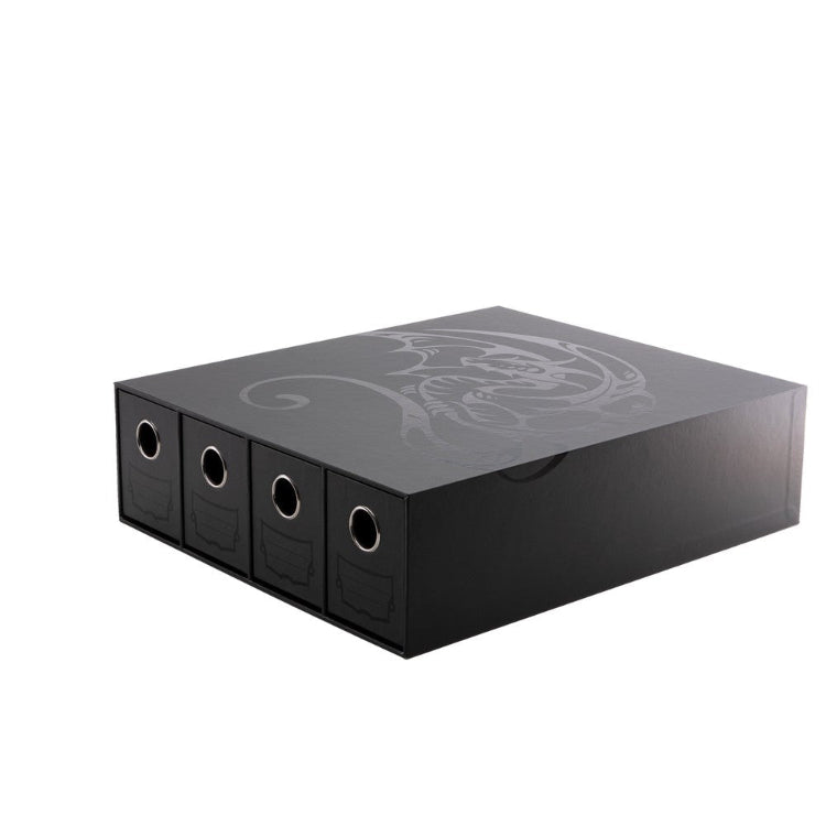 Dragon Shield: Fortress Card Drawers – Horizontal: Size 4 – Black