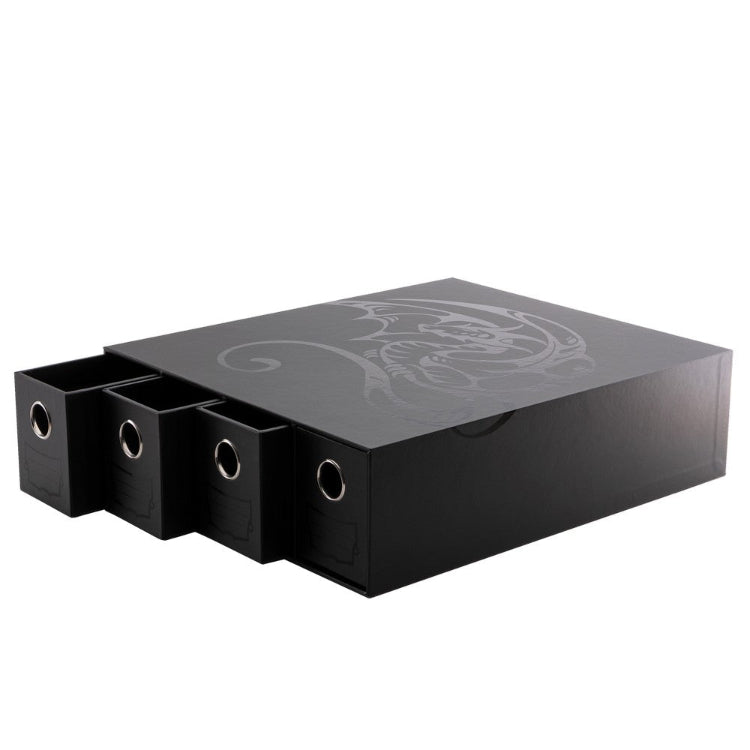 Dragon Shield: Fortress Card Drawers – Horizontal: Size 4 – Black
