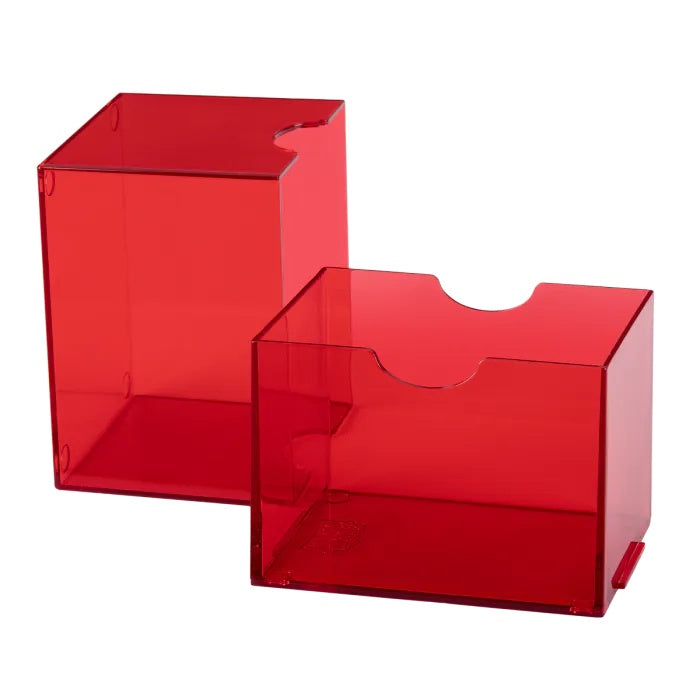 Dragon Shield: Deck Box – Strongbox – Clear Red